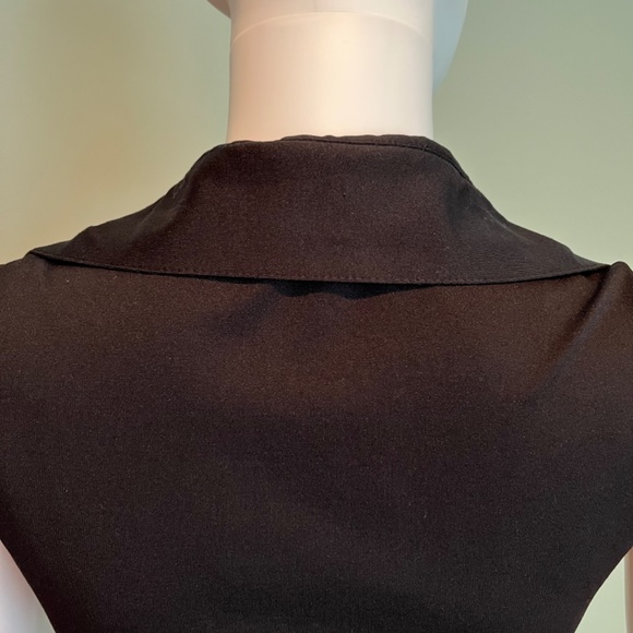 Rayure Paris Black Sleeveless V-Neck Top S - Picture 8 of 10